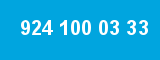 924 100 03 33 924 100 03 33